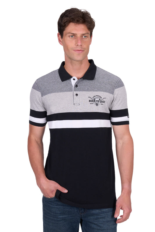 Pure Western Men's Shane Ss Polo