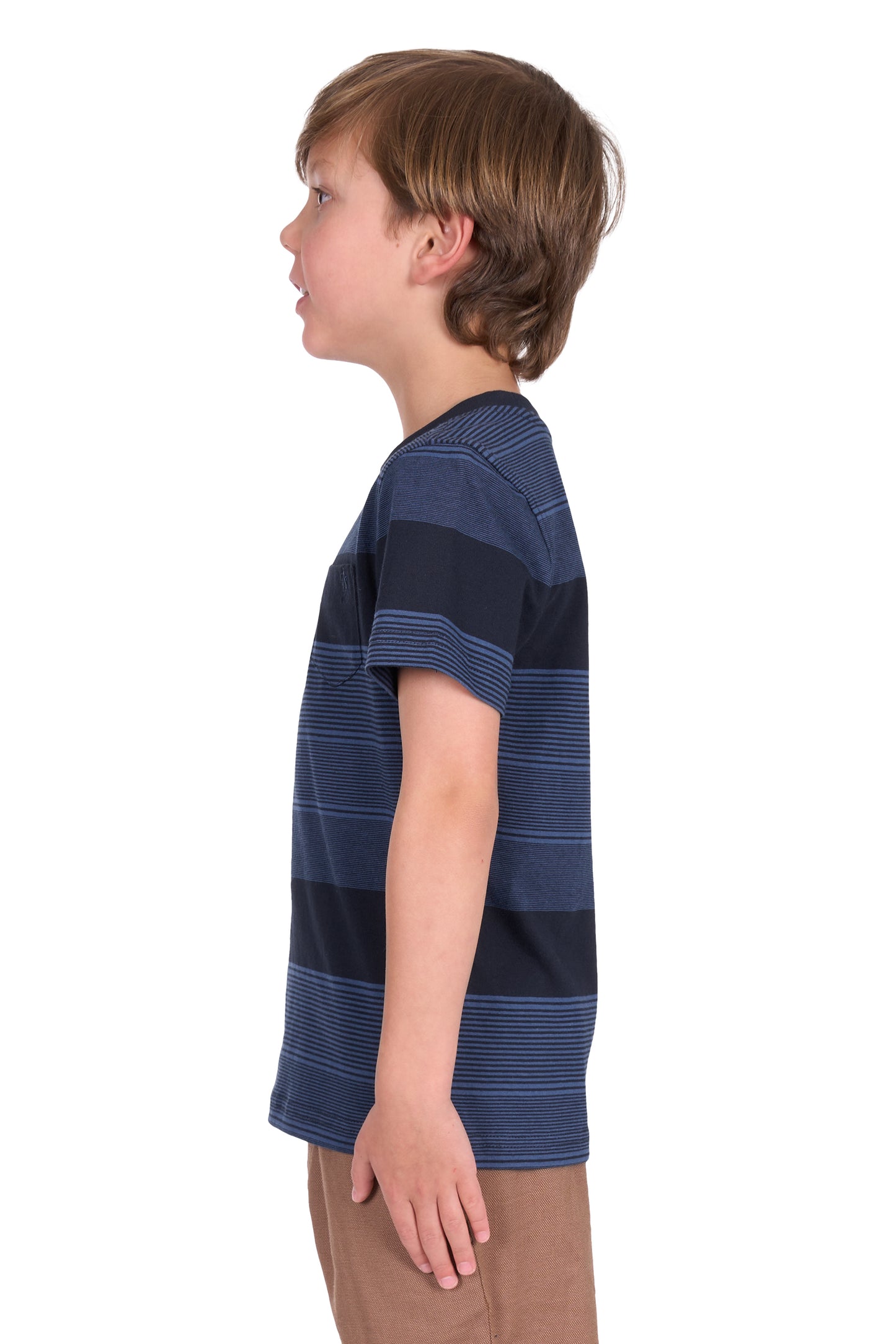 Thomas Cook Boy's Edward Stripe 1 Pocket Ss Tee
