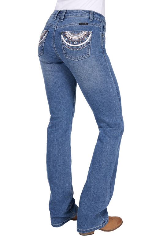 Pure Western Women's Pat Relaxed Rider Jean - 36L