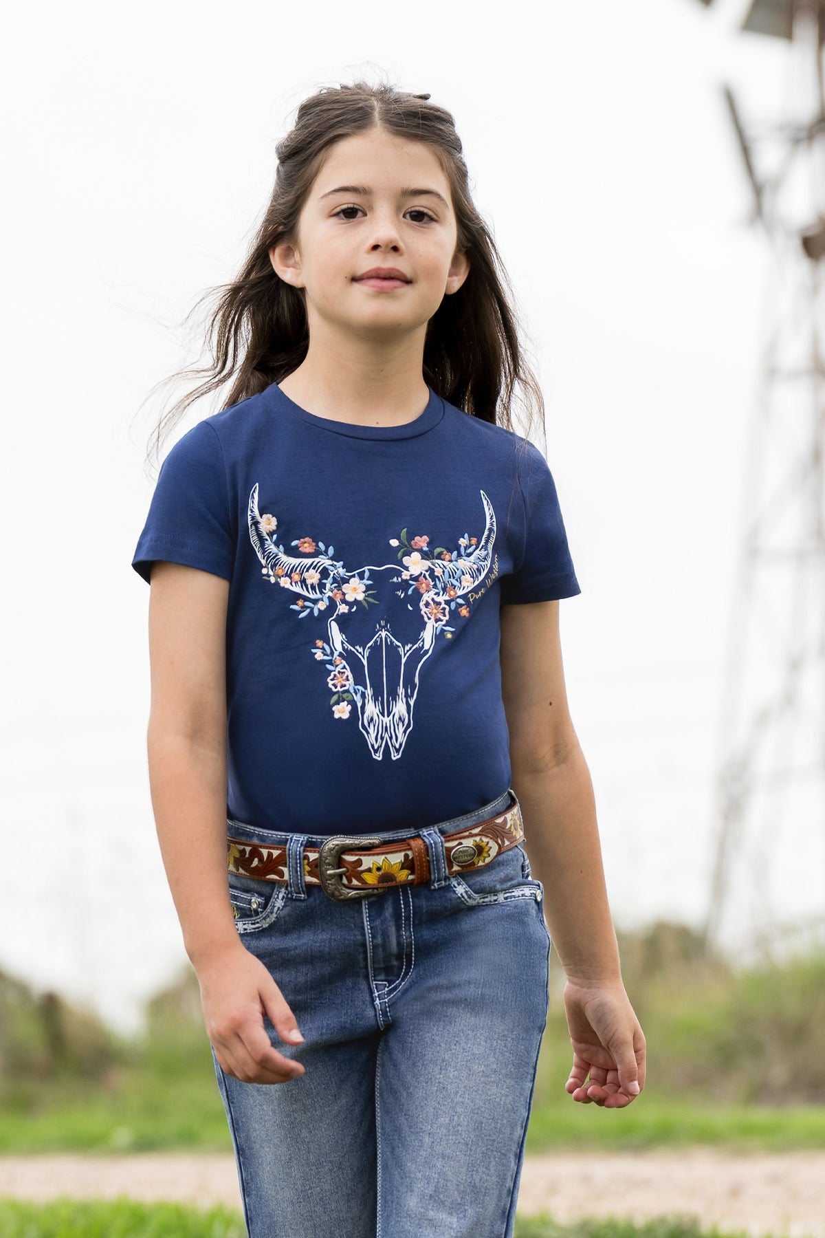 Pure Western Girls Bindi Ss Tee