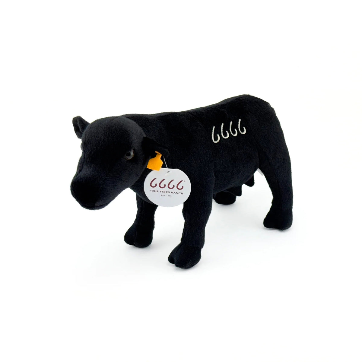 Big Country Toys Four Sixes Ranch Plush Black Angus Cow