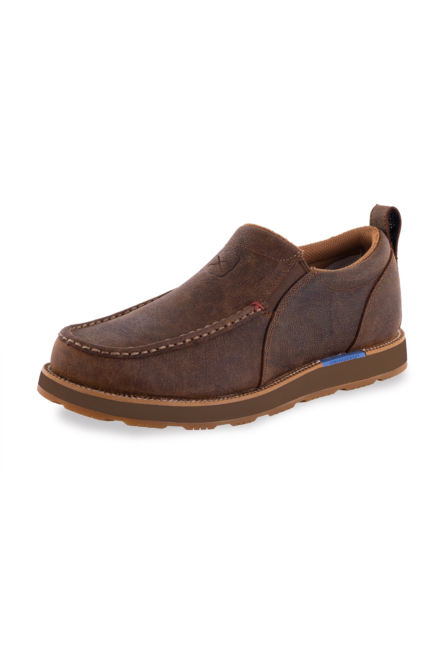Twisted X Men's Cellstretch Wedge Sole Slip On Brunette