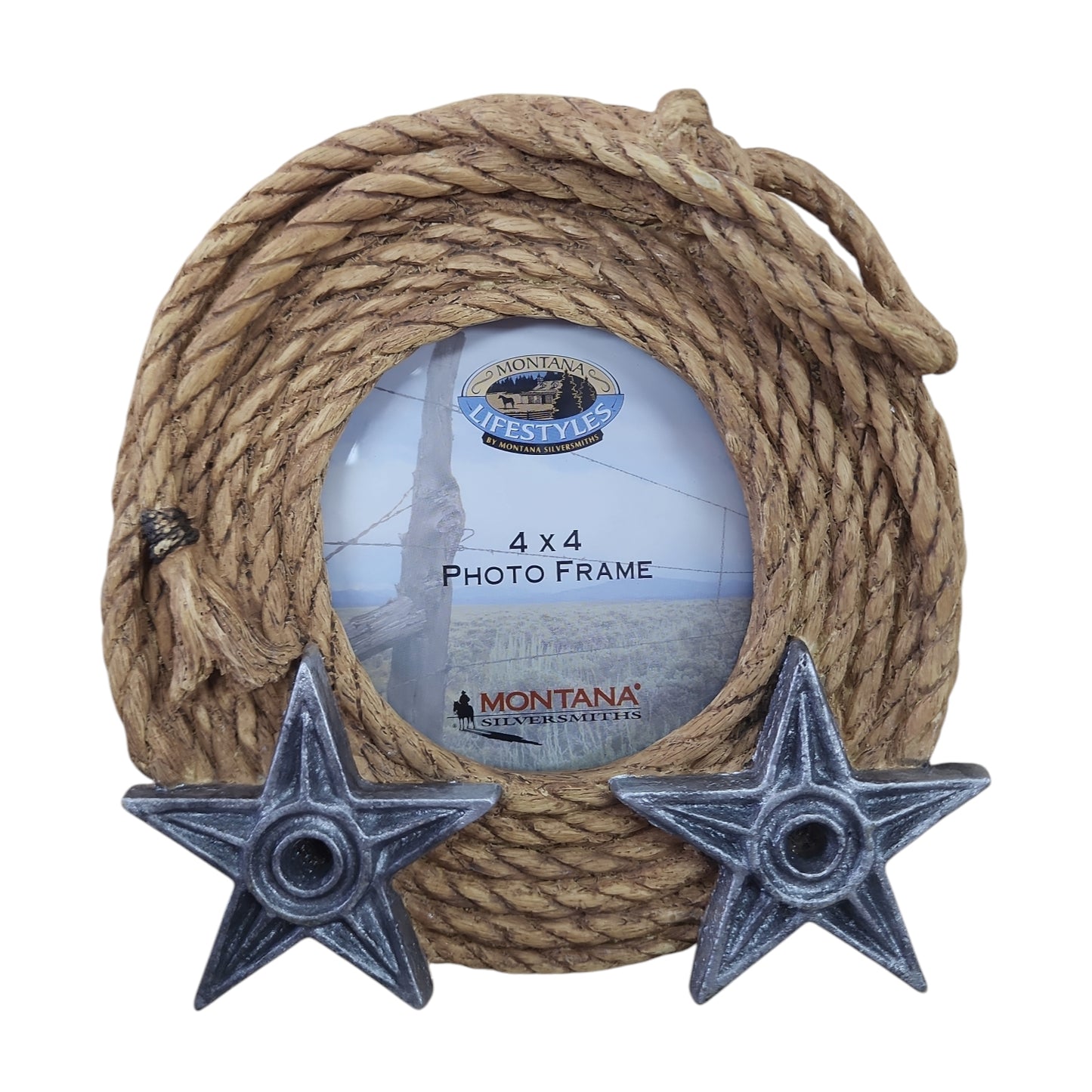 Montana Lifestyles by Montana Silversmiths Rope Picture Frame