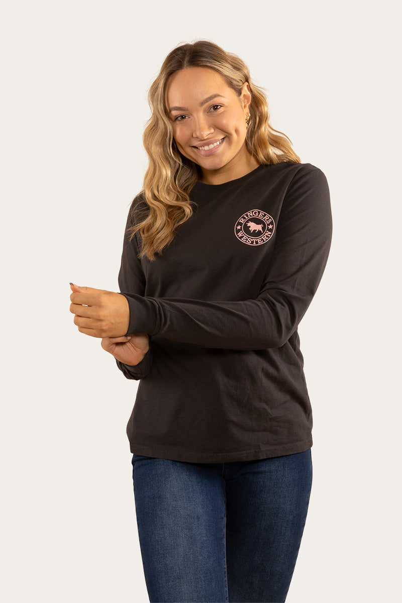 Ringers Western Women's Signature Bull Loose Fit L/S Tee