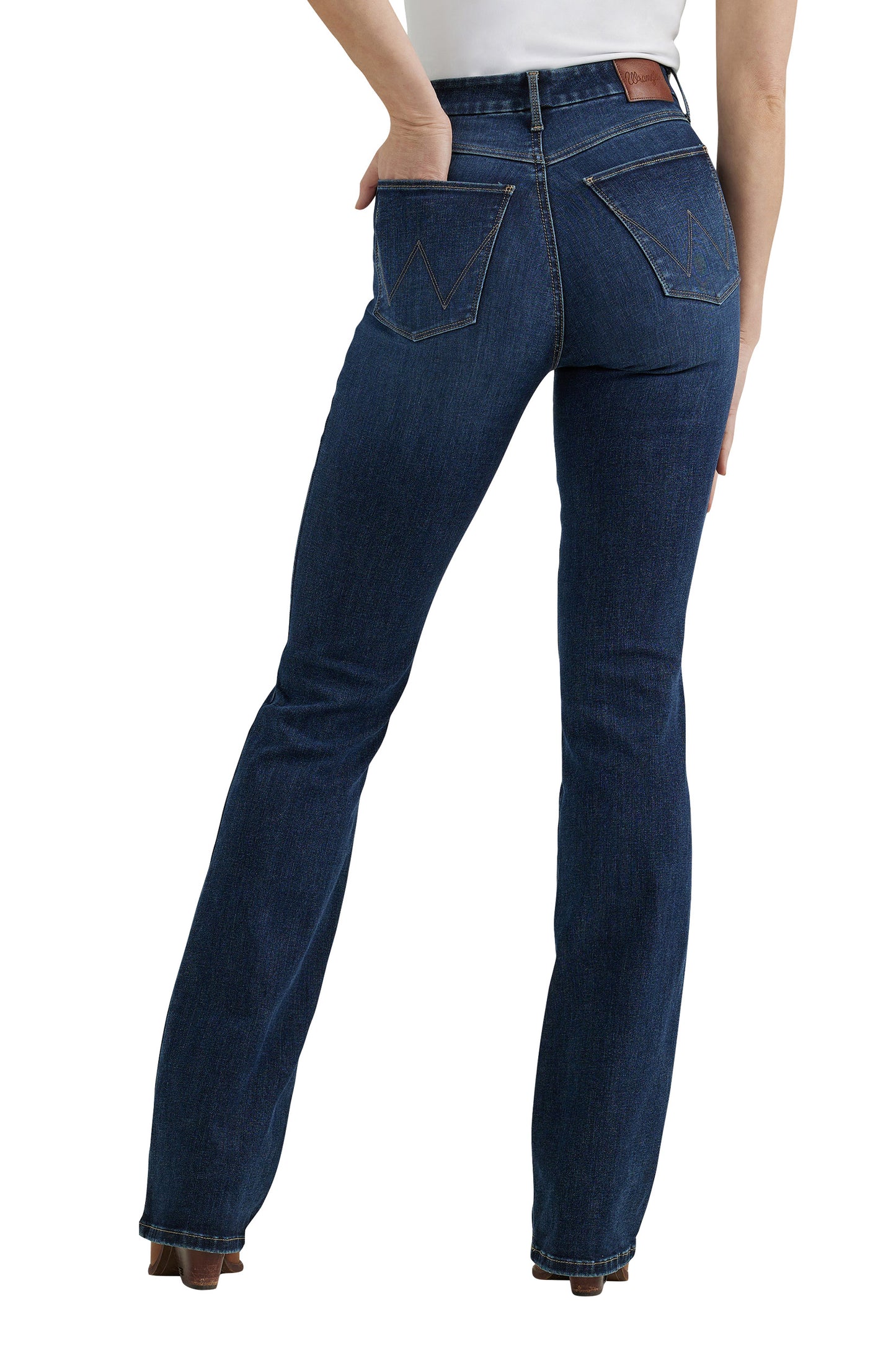 Wrangler Bespoke Hi Rise Bootcut Jean - 32L