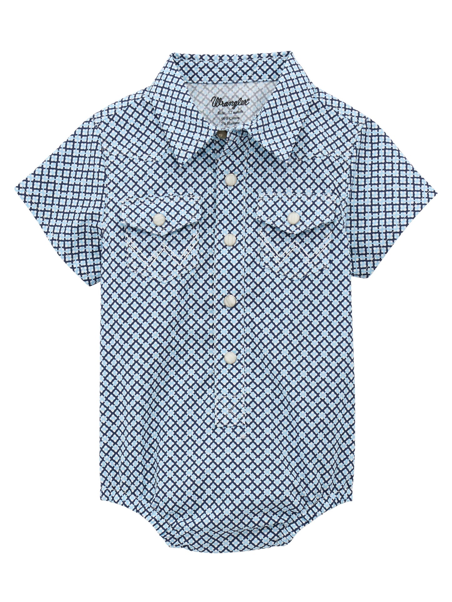 Wrangler Baby Boys Printed Ss Bodysuit