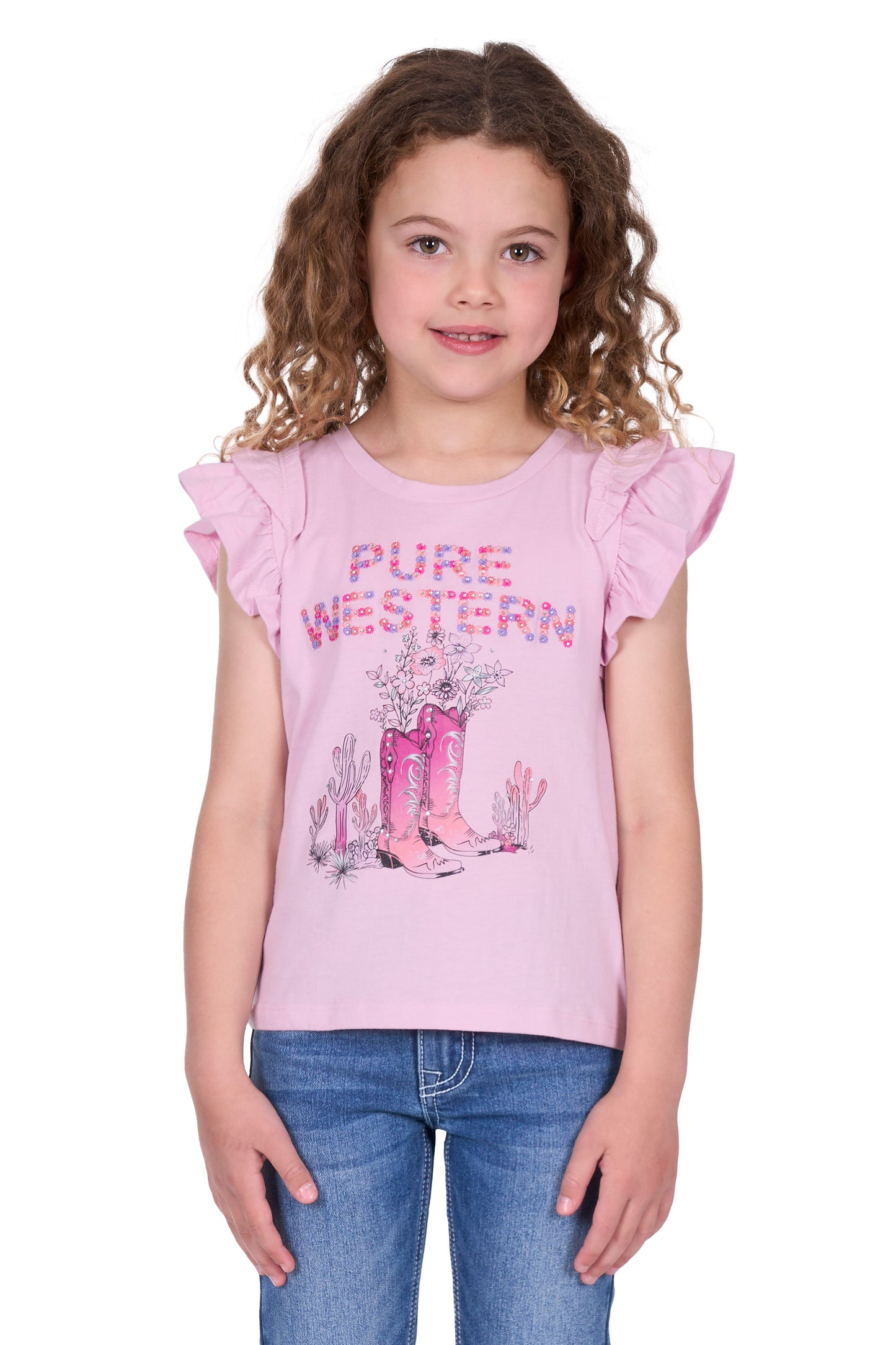 Pure Western Girl's Pietta Ss Tee