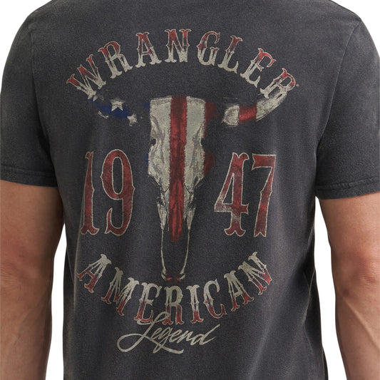 Wrangler Men's Americana Legend Back Graphic Tee