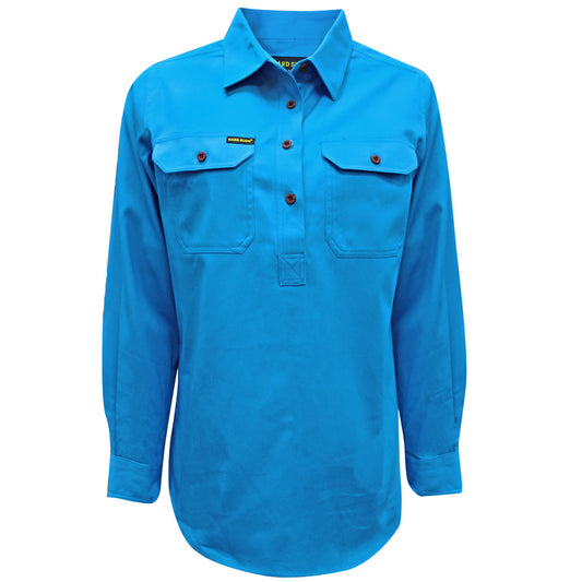 Hard Slog Women's Half Placket Shirt