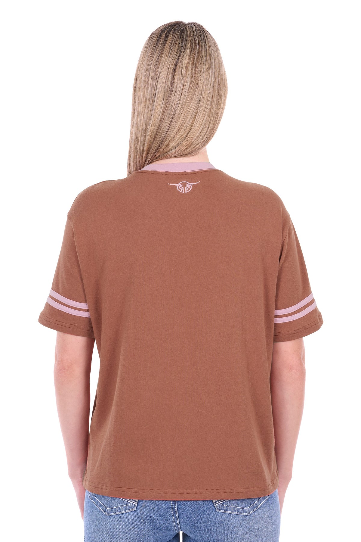 Bullzye Women’s Quincy Oversized V-Neck Tee