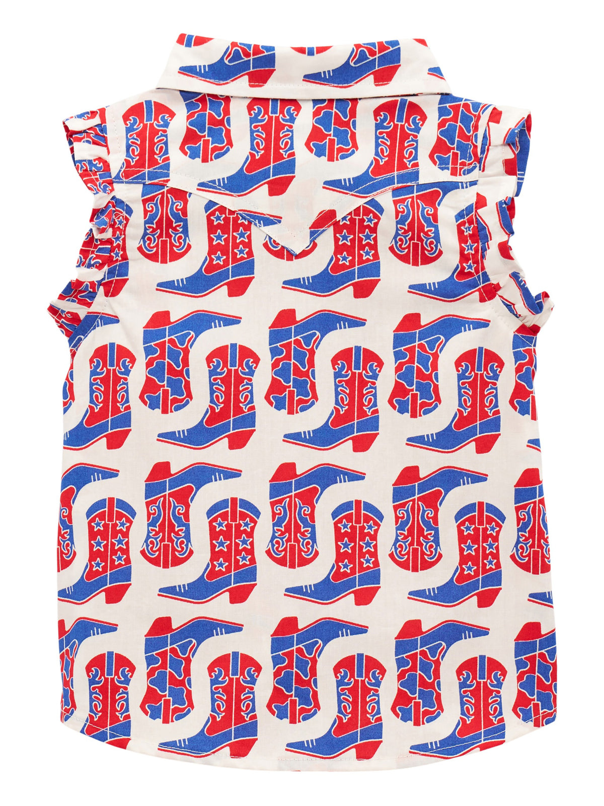 Wrangler Baby Girls Sleeveless Ruffle Shirt