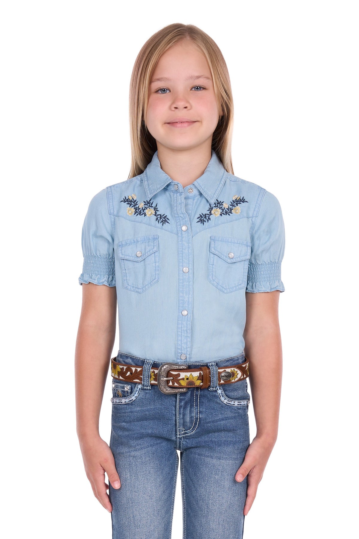 Pure Western Girls Martha Ss Shirt