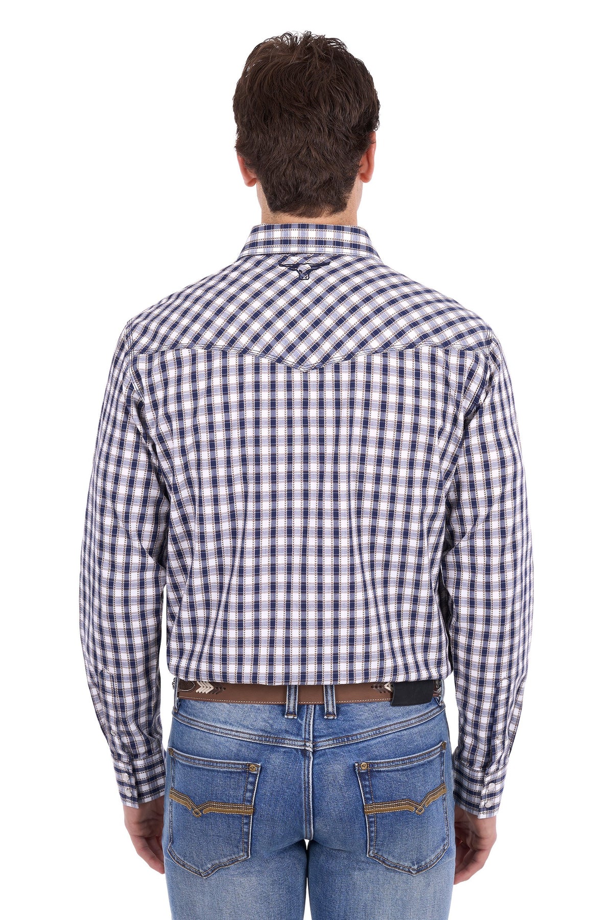 Pure Western Men’s George Check Western L/S Shirt