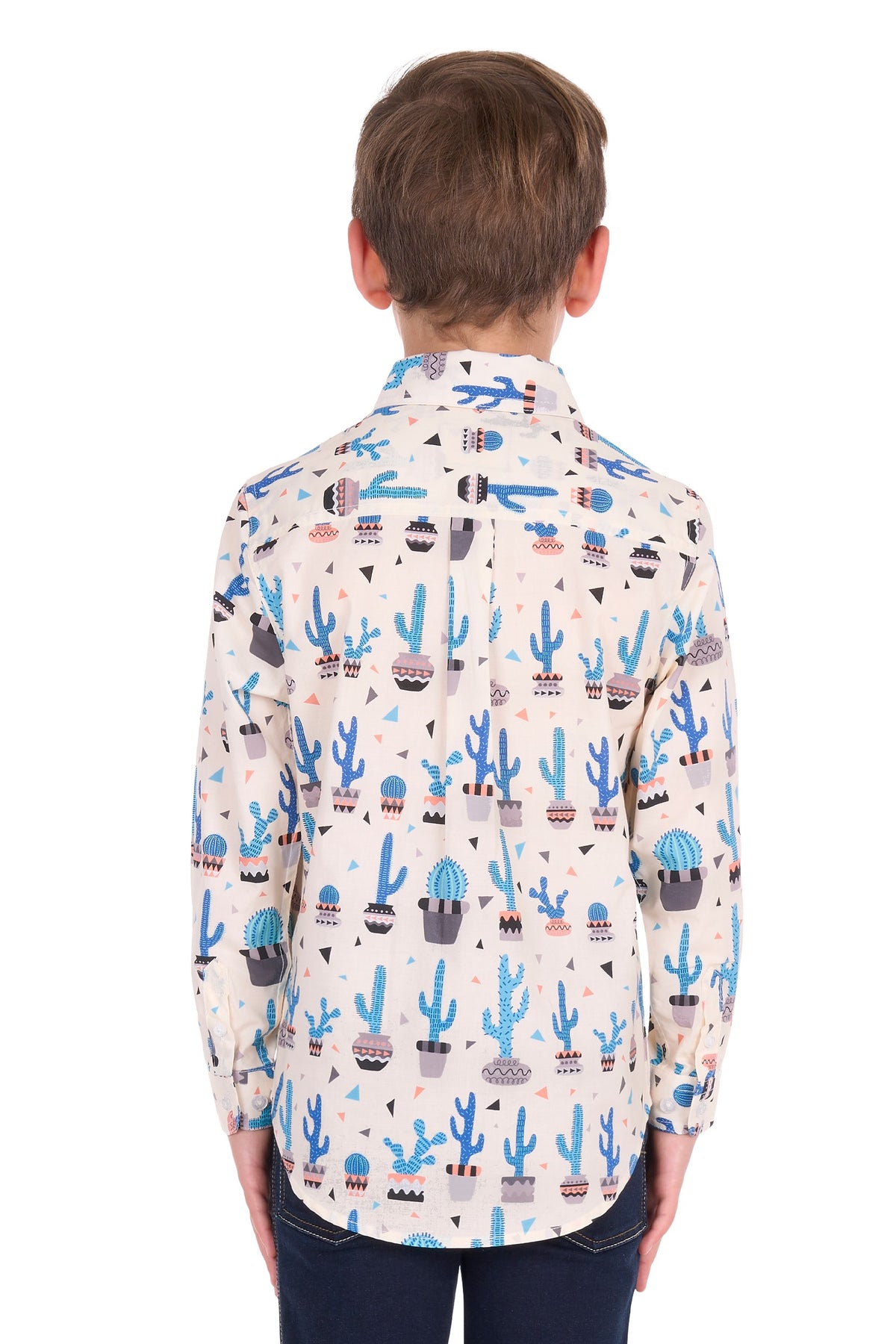 Hard Slog Kids Rocky Half Placket L/S Shirt