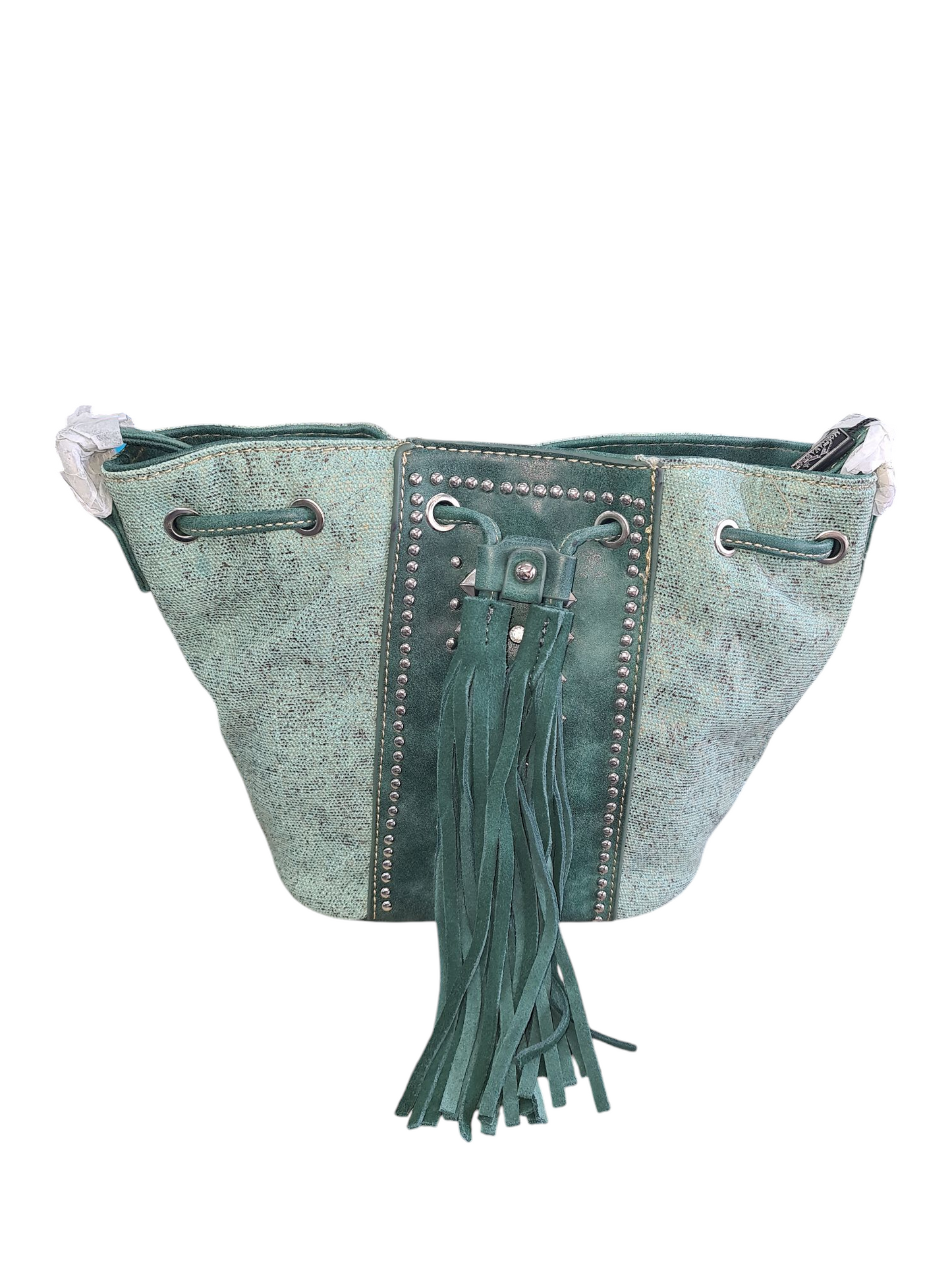 Montana West Tassel Bucket Bag