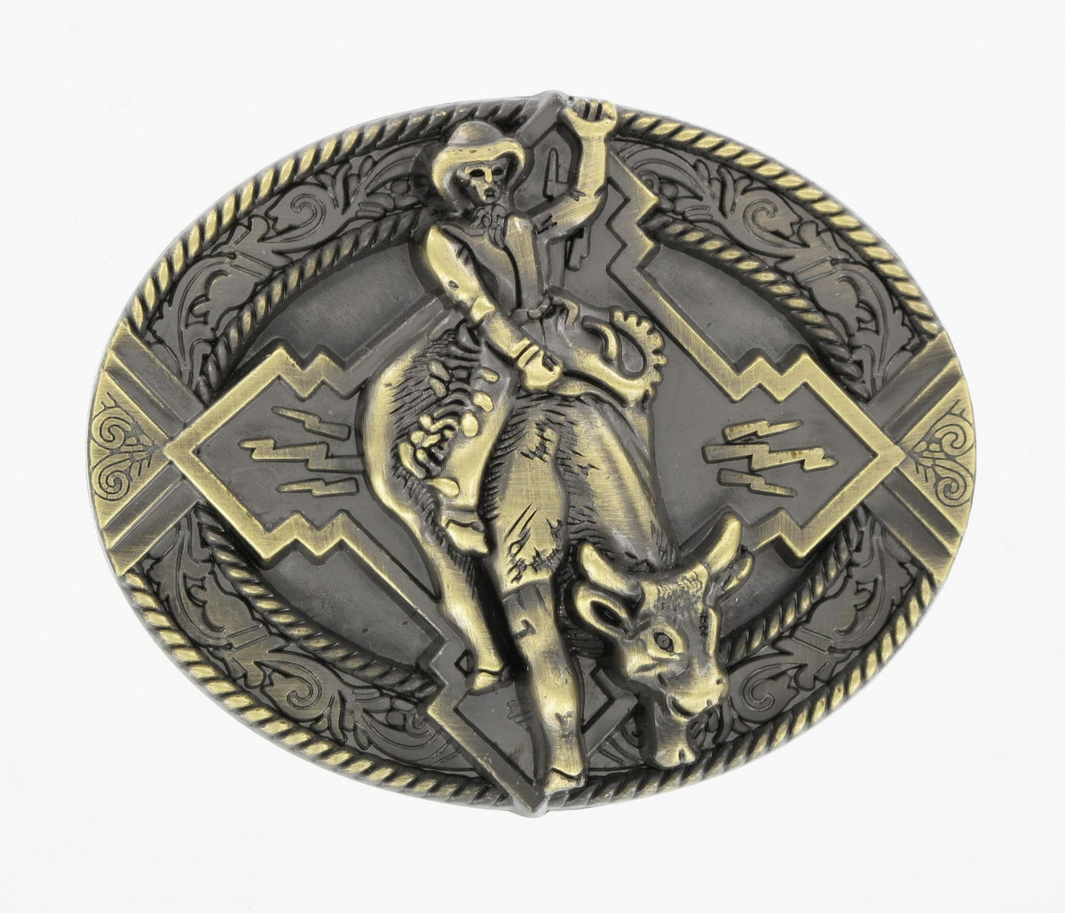Tulmur Holdings Rodeo Rider Aztec Belt Buckle