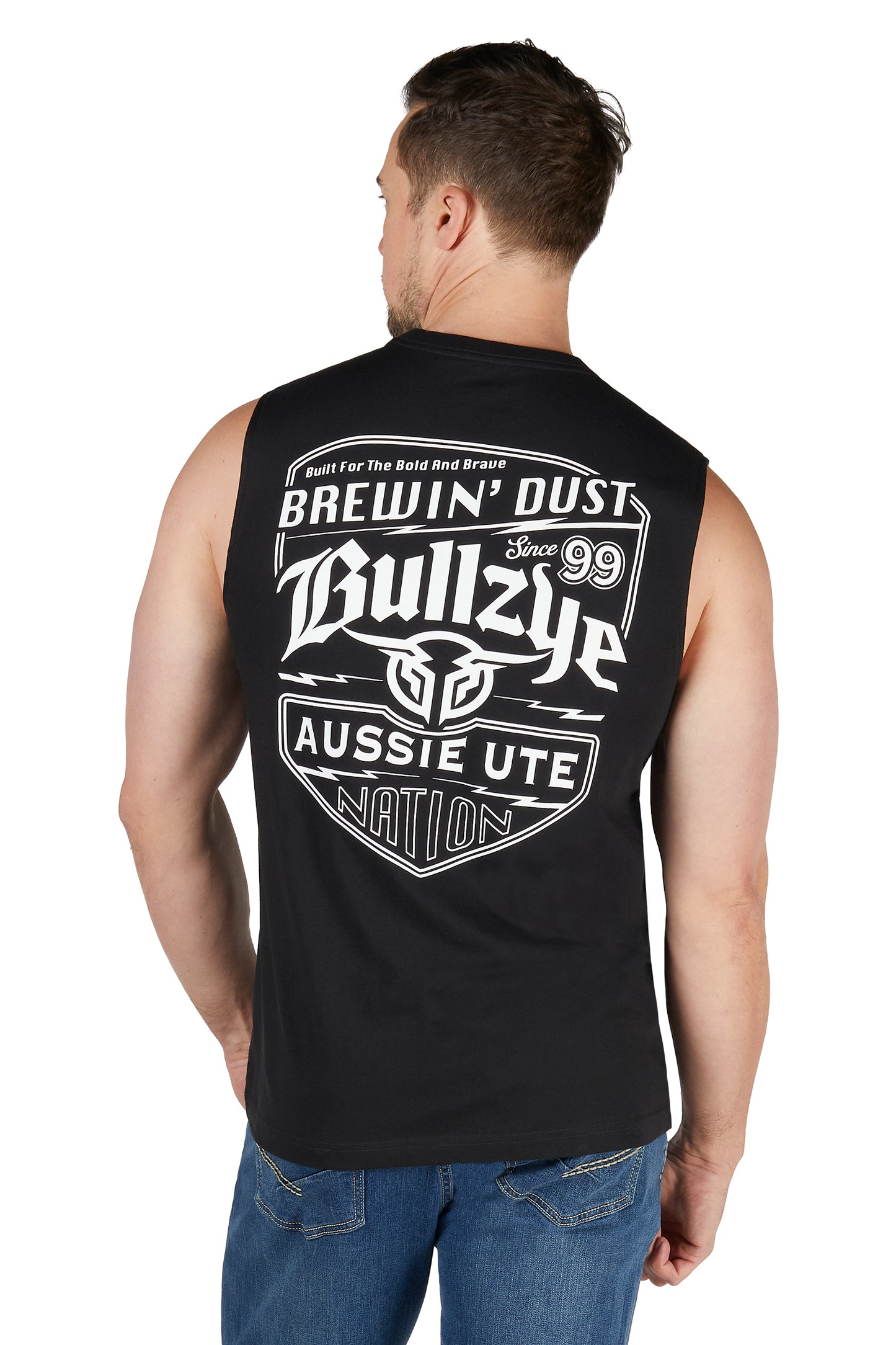 Bullzye Men's Brewin Dust Muscle Tank
