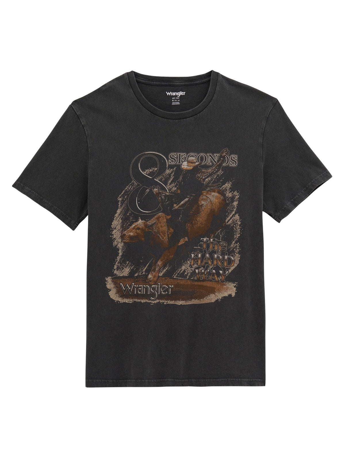 Wrangler Men's Hard Way Rodeo Graphic T-Shirt