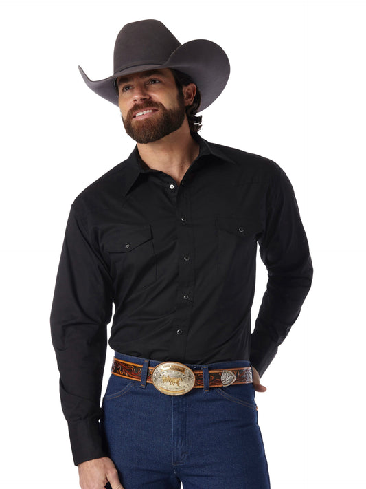 Wrangler Q Sport Basic 2-Pocket L/S Shirt