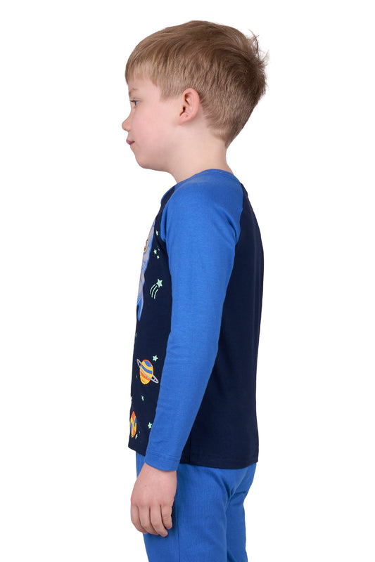 Thomas Cook Boys Sky Rocket Glow in the Dark Pyjamas