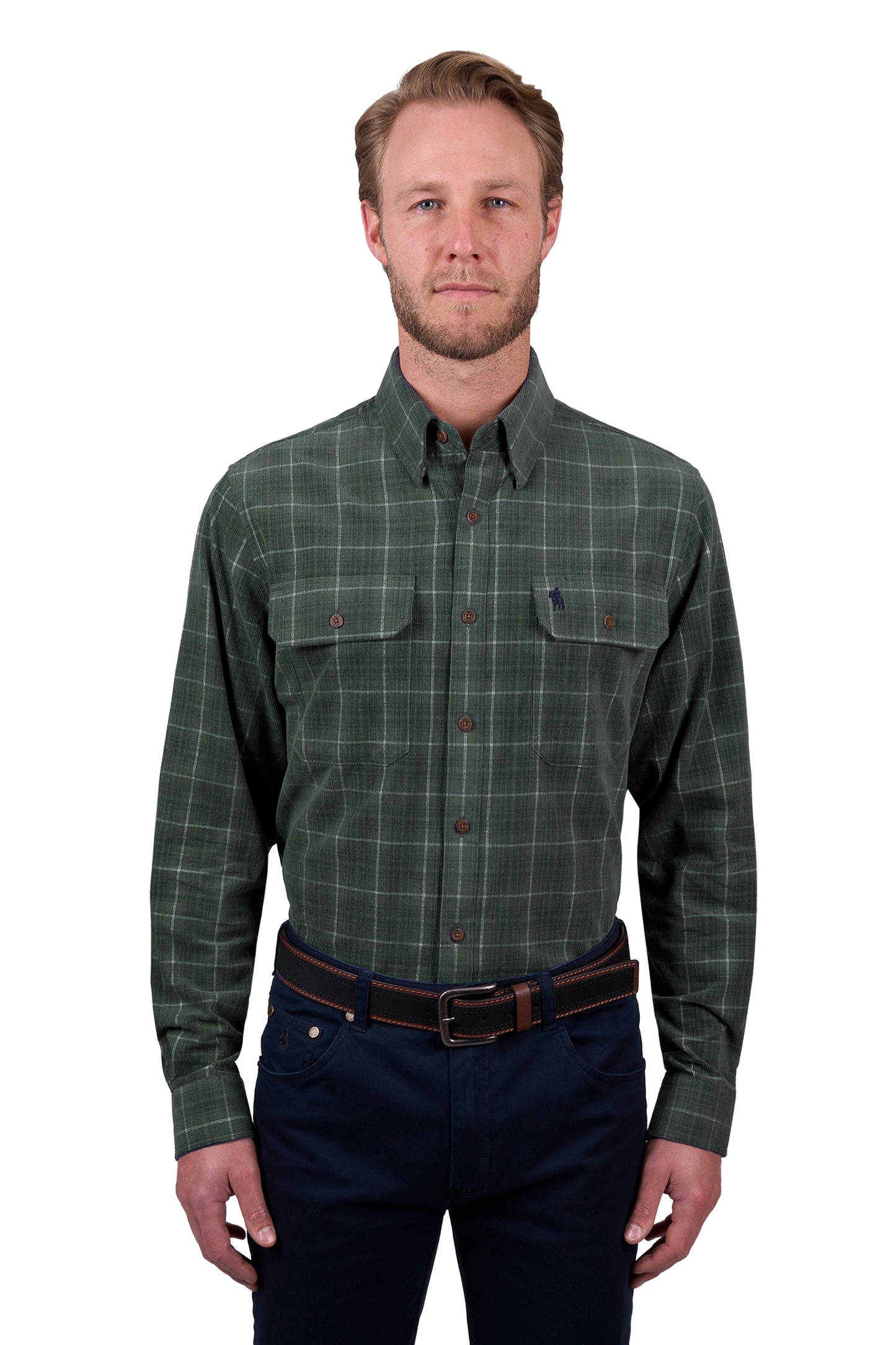Thomas Cook Men's Leo Thermal Check 2-Pocket L/S Shirt