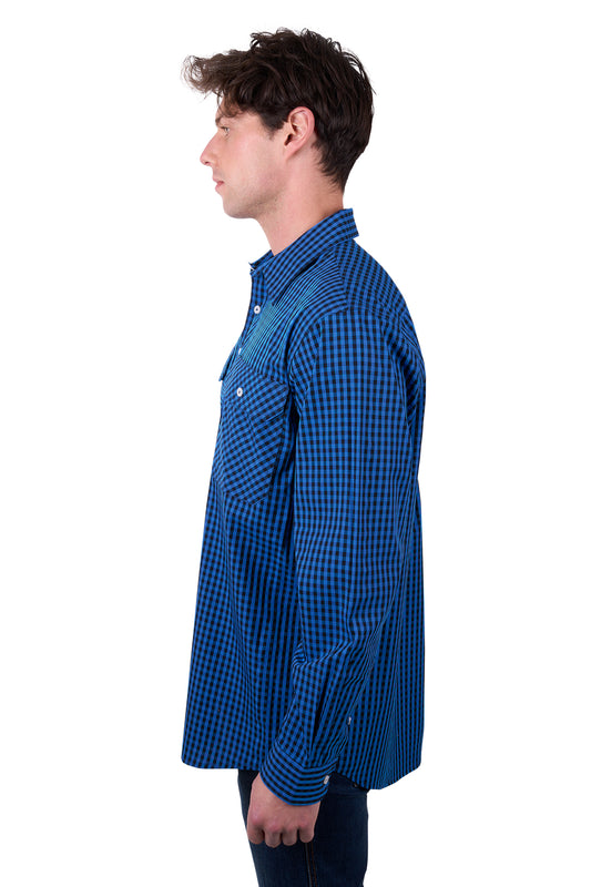 Hard Slog Men's Astell 1/2 Placket L/S Shirt