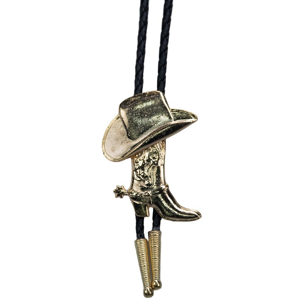 Brigalow Gold Boots and Hats Bolo Tie