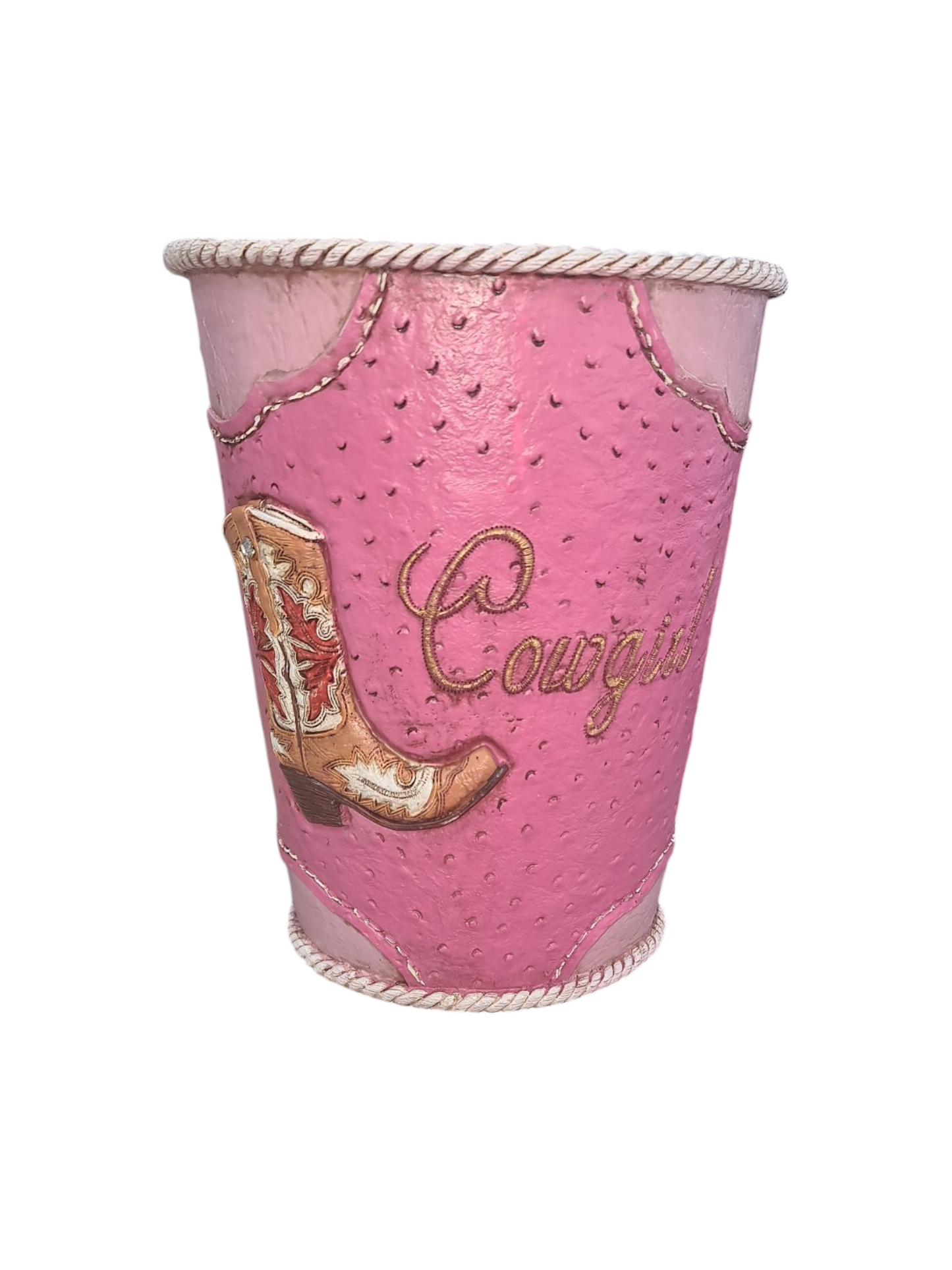 Pure Western Cowgirl Waste Basket