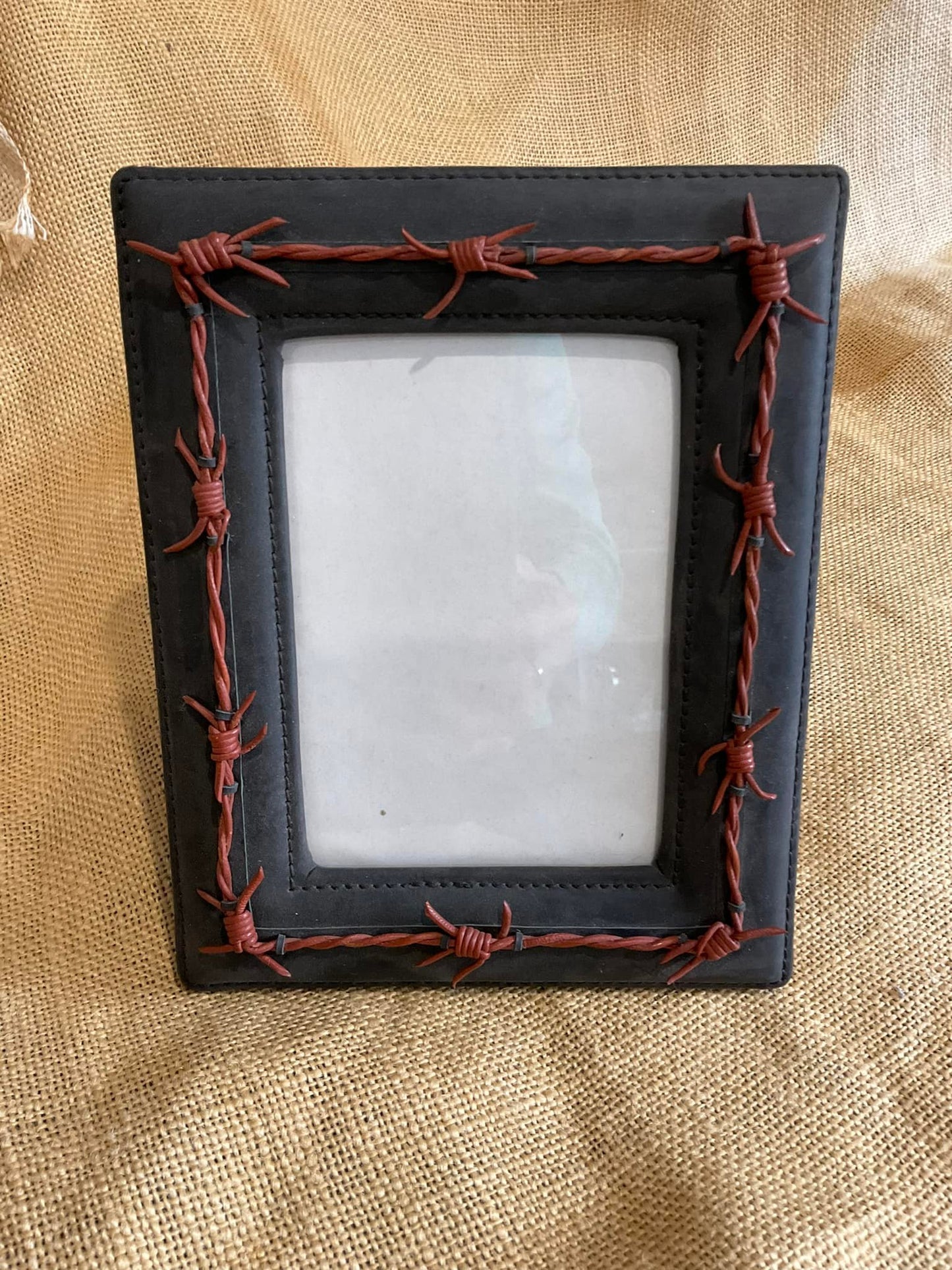 "Barbed Wire" Picture Frame