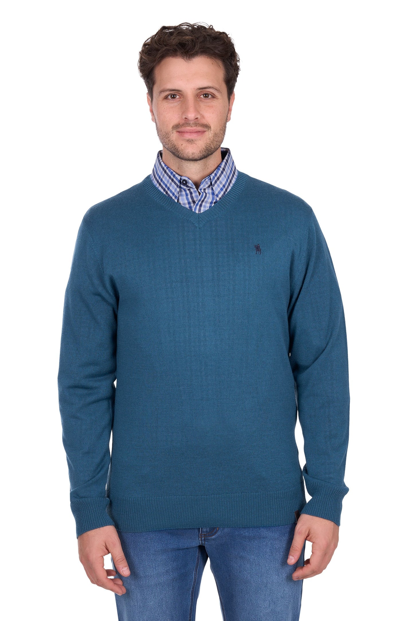 Thomas Cook Men's Shane Merino Blend V-Neck Knit Jumper