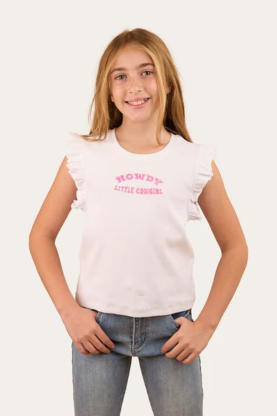 Ringers Western Girl's Milana Rib Top