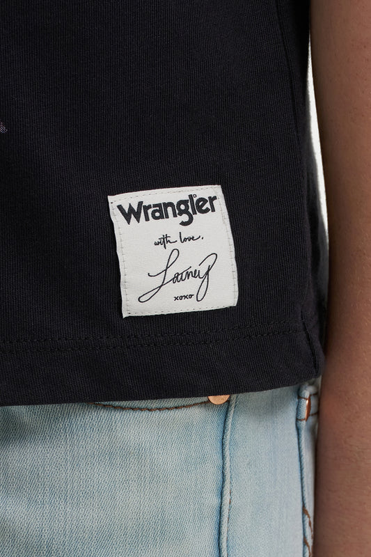 Wrangler x Lainey Wilson Girls Shooting for Moon Ss Tee
