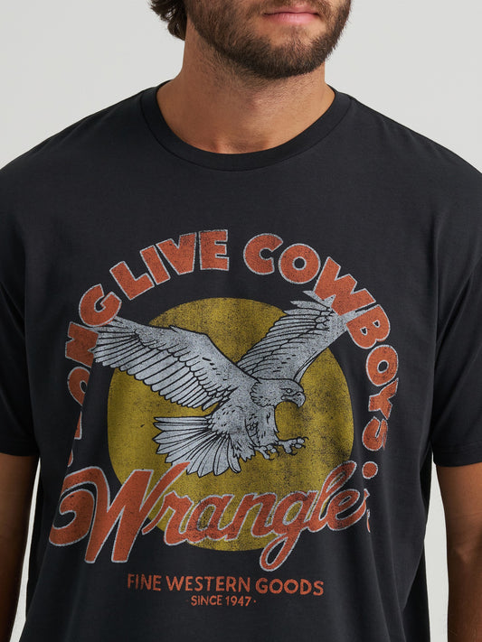 Wrangler Men's Flying Eagle Vintage Fit Graphic Ss Tee