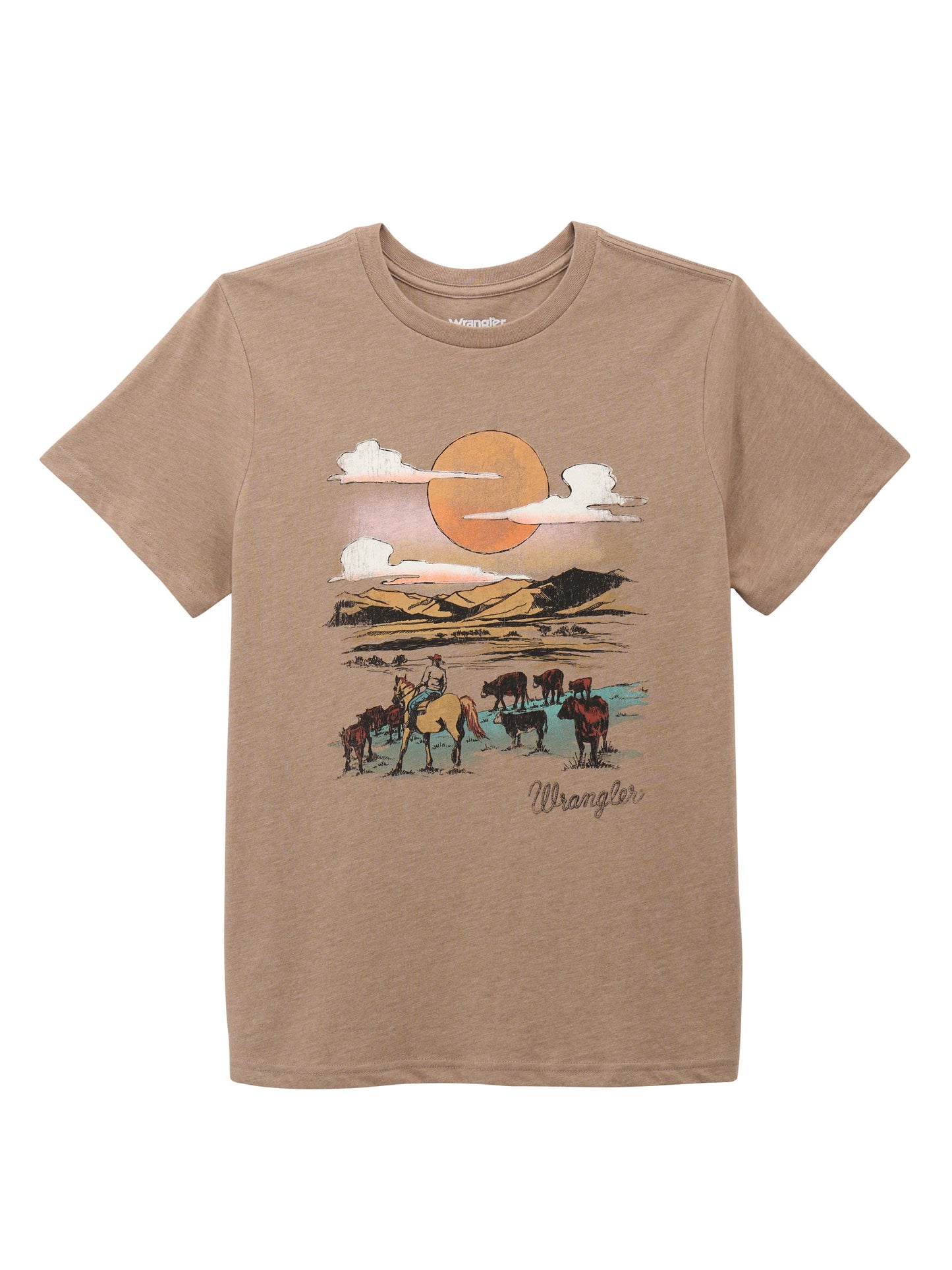 Wrangler Women's Desert Landscape Reg Fit Graphic Tee