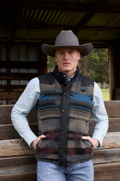 Pure Western Men's Trevor Reversible Vest