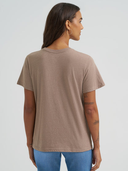 Wrangler Women's Desert Landscape Reg Fit Graphic Tee