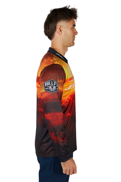 Bullzye Men's Cam L/S Tee