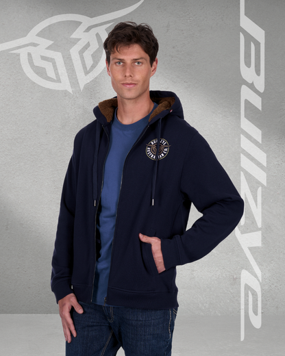 Bullzye Men's Bullring Zip Up Hoodie