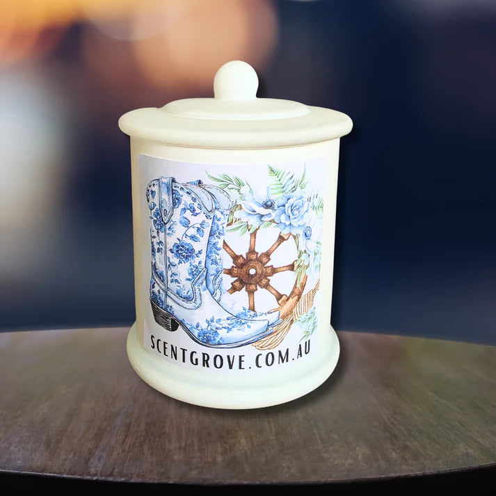 Scent Grove Country Western Wood Wick Soy Candles