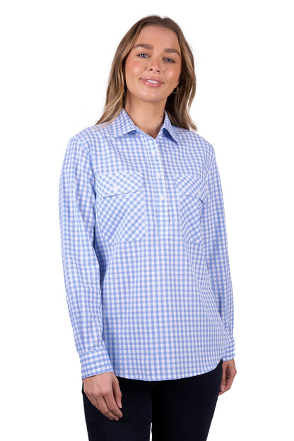 Hard Slog Women's Rux 1/2 Placket L/S Shirt