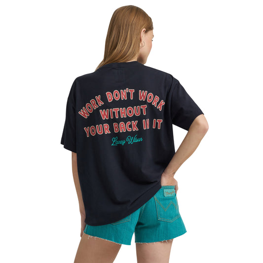 Wrangler x Lainey Wilson Women's Work Don't Work Ss Tee