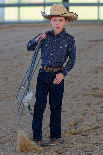 Pure Western Boys Ross L/S Shirt