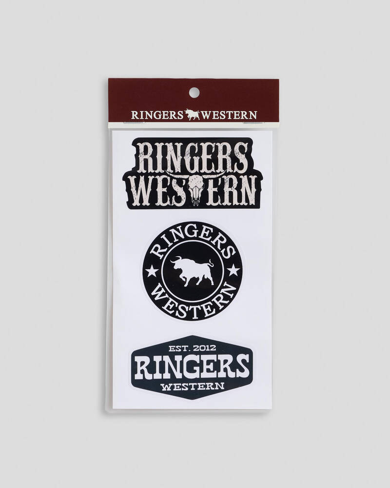 Ringers Western Longhorn 3 Pack Sticker
