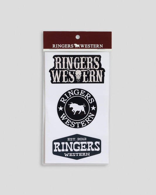 Ringers Western Longhorn 3 Pack Sticker