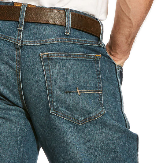 Ariat Men's Rebar M4 Low Rise DuraStretch Edge Bootcut Jean