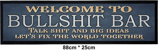 Tulmur Holdings 'Welcome to the BS Bar' Bar Mat