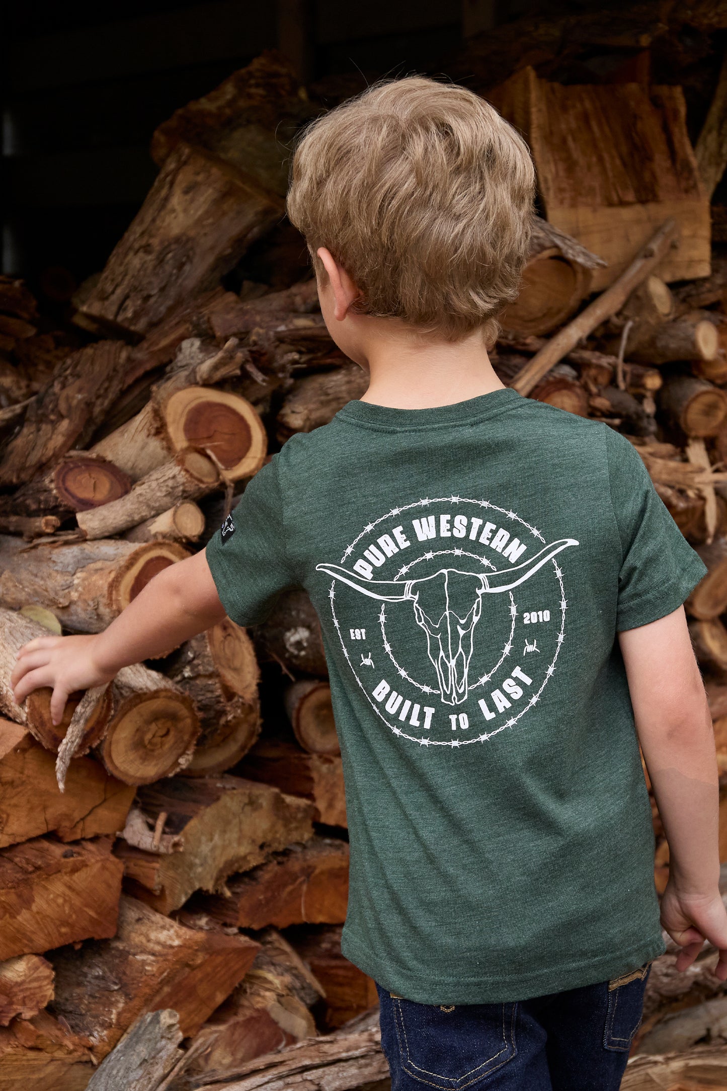Pure Western Boy's Walker Ss Tee