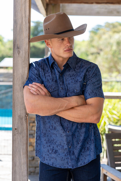 Pure Western Men's Travis Ss Shirt