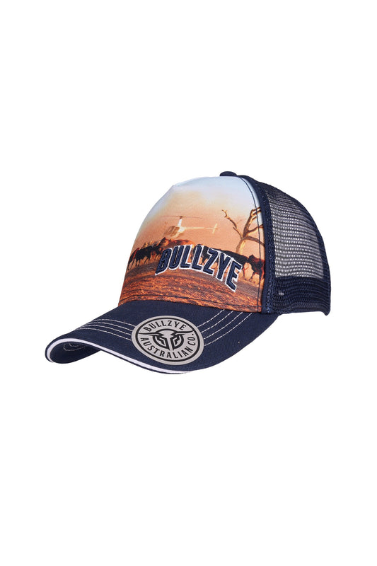 Bullzye Kid's Helicopter Trucker Cap