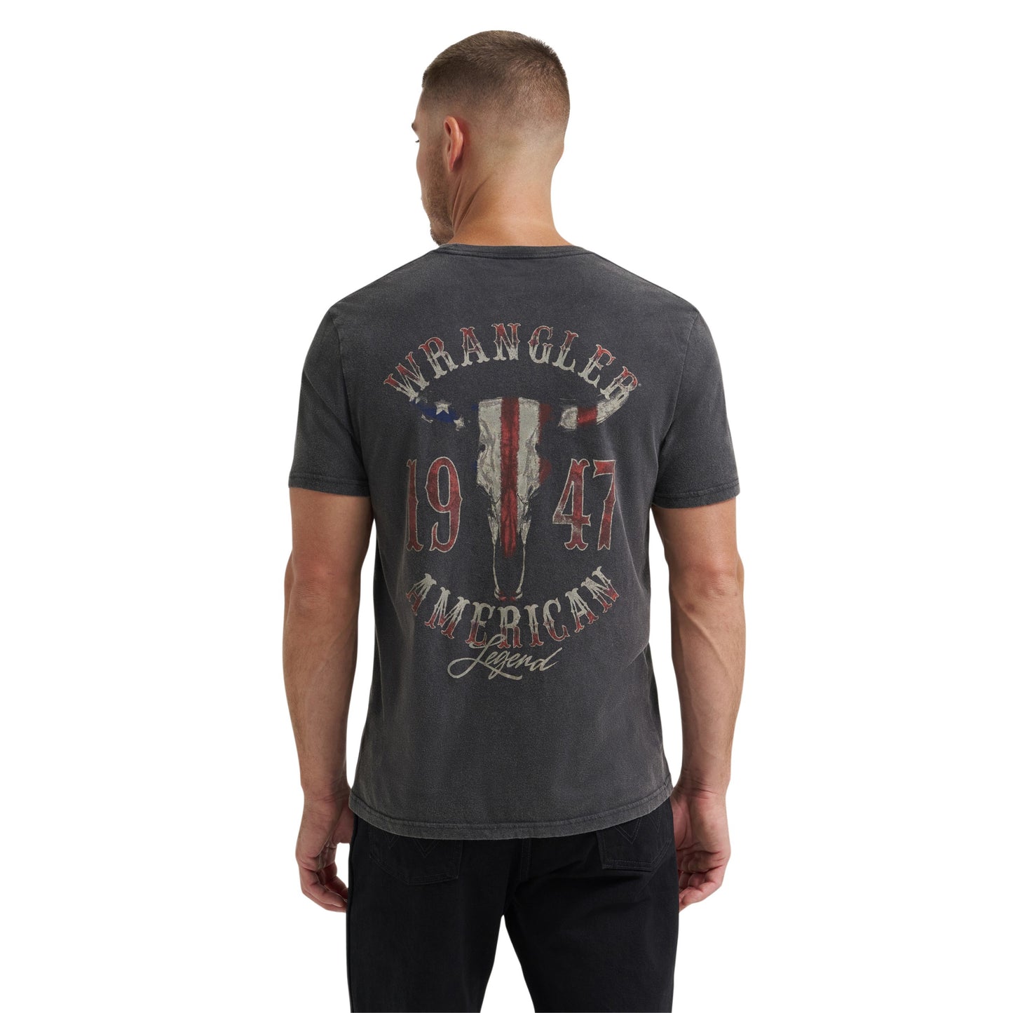 Wrangler Men's Americana Legend Back Graphic Tee